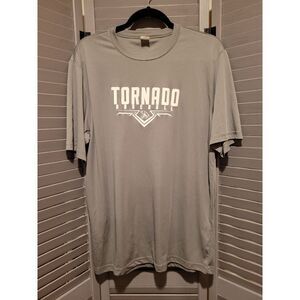 Sport Tek Anoka Tornadoes Grey Baseball Shirt- Size L
